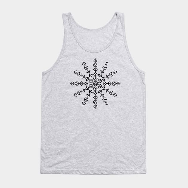 Sun Polyhedral Dice Tank Top by OfficialTeeDreams